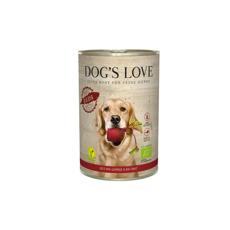 DOG'S LOVE BIO Reds Vegan 12x400g von Dog's Love
