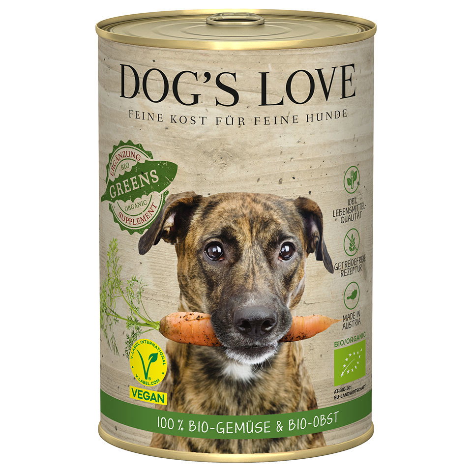 DOG'S LOVE Bio Greens 400g, Obst & Gemüse für Hunde, vegan | Nahrungsergänzungsmittel DOG'S LOVE Bio Greens 400g, Obst & Gemüse für Hunde, vegan | Nahrungsergänzungsmittel von Dog's Love