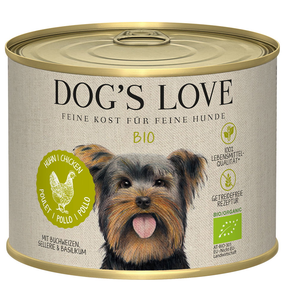 DOG'S LOVE Bio Hundefutter aus Huhn 200g | Hundefutter für Adult DOG'S LOVE Bio Hundefutter aus Huhn 200g | Hundefutter für Adult von Dog's Love