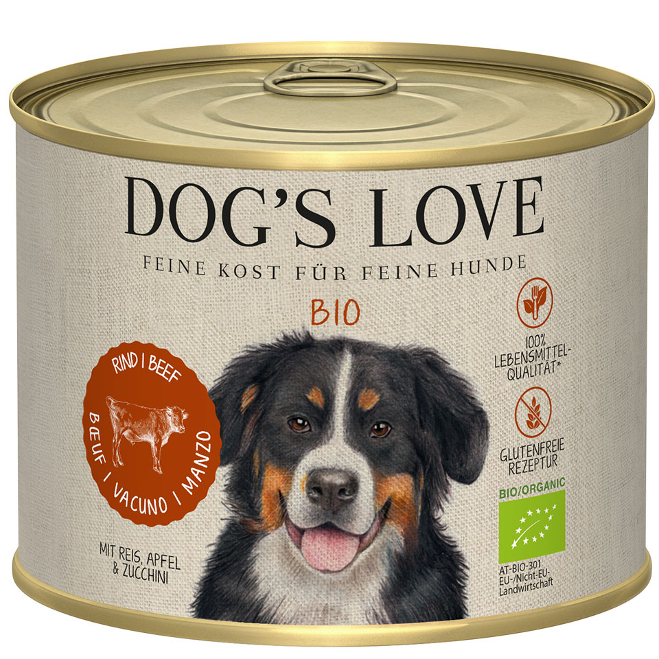 DOG'S LOVE Bio Hundefutter aus Rind 200g | Hundefutter für Adult DOG'S LOVE Bio Hundefutter aus Rind 200g | Hundefutter für Adult von Dog's Love