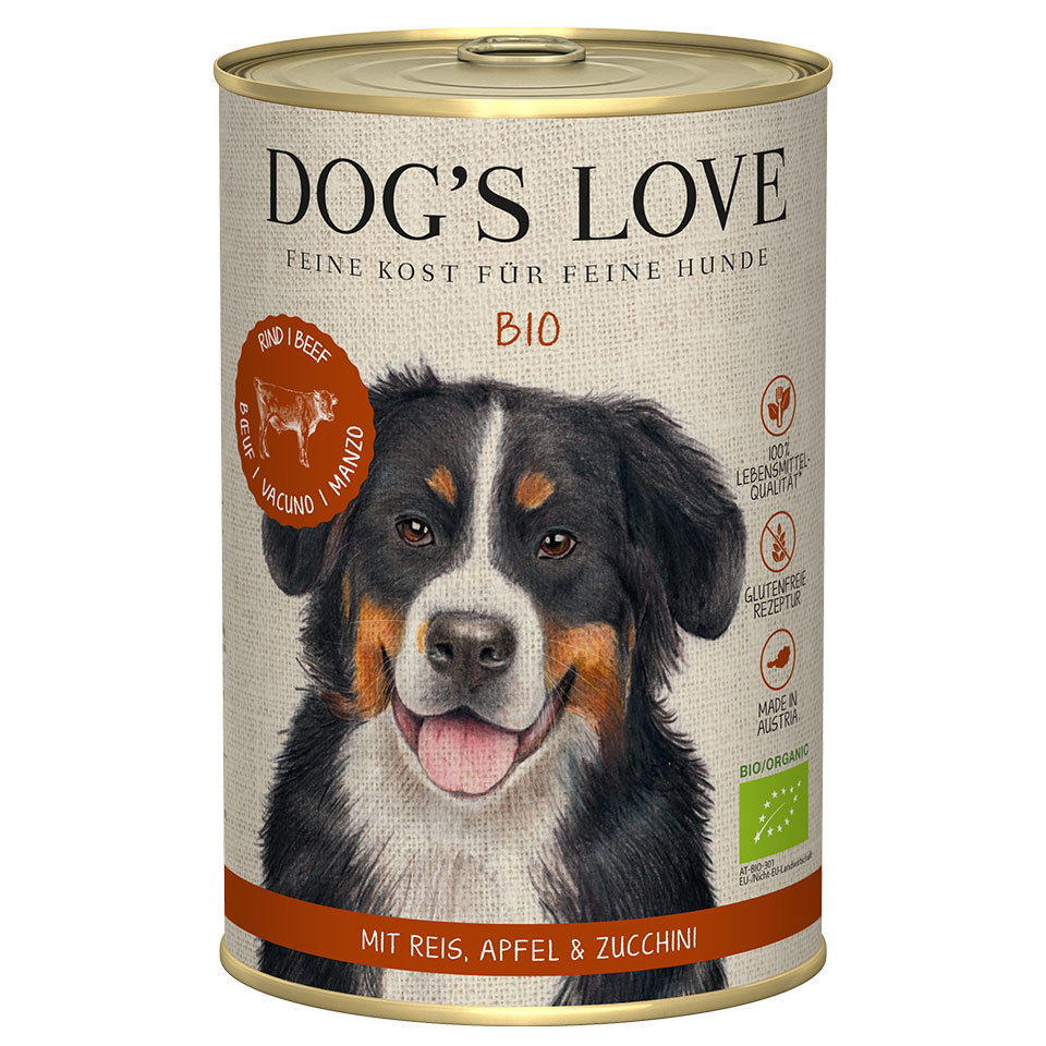 DOG'S LOVE Bio Hundefutter aus Rind 400g | Hundefutter für Adult DOG'S LOVE Bio Hundefutter aus Rind 400g | Hundefutter für Adult von Dog's Love