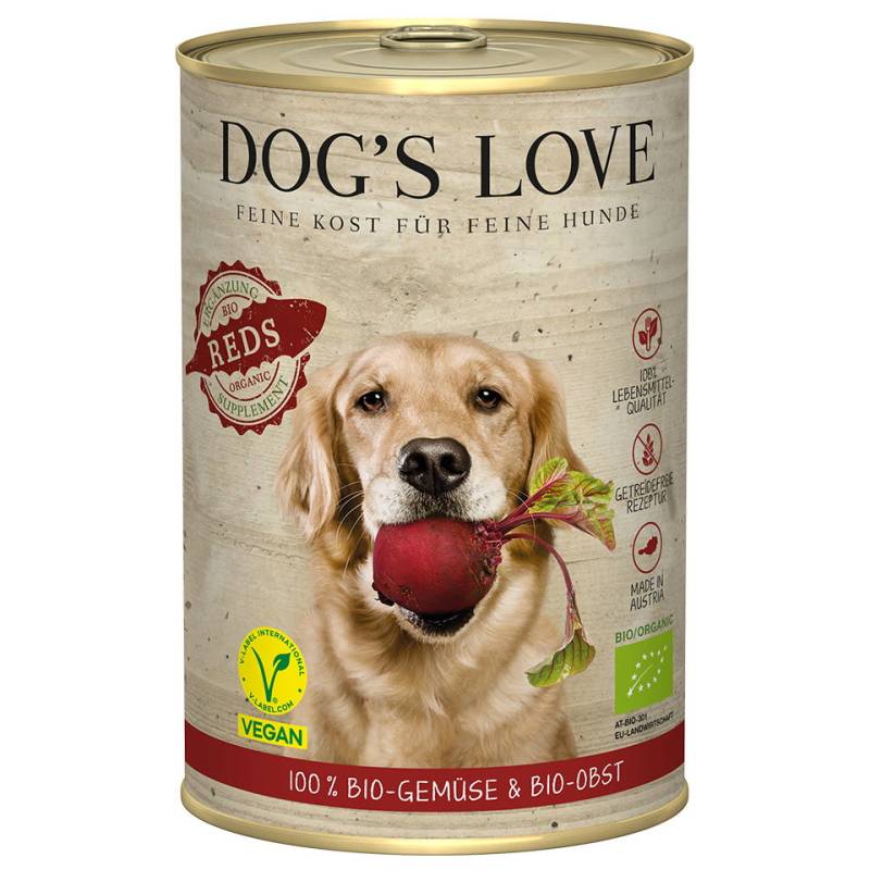 DOG'S LOVE Bio Reds 400g, Obst & Gemüse für Hunde, vegan | Nahrungsergänzungsmittel DOG'S LOVE Bio Reds 400g, Obst & Gemüse für Hunde, vegan | Nahrungsergänzungsmittel von Dog's Love