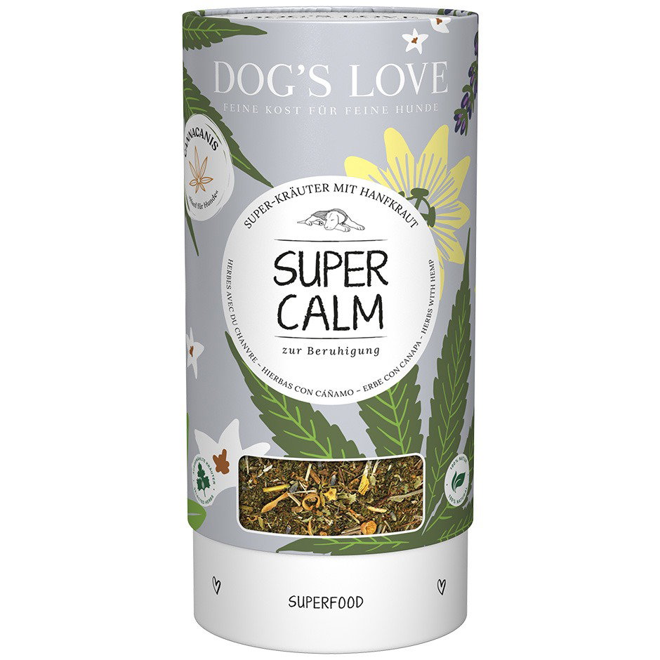 DOG'S LOVE DL KRÄUTER Super-Calm 100g - Neu  | Nahrungsergänzung für Hunde von Dog's Love