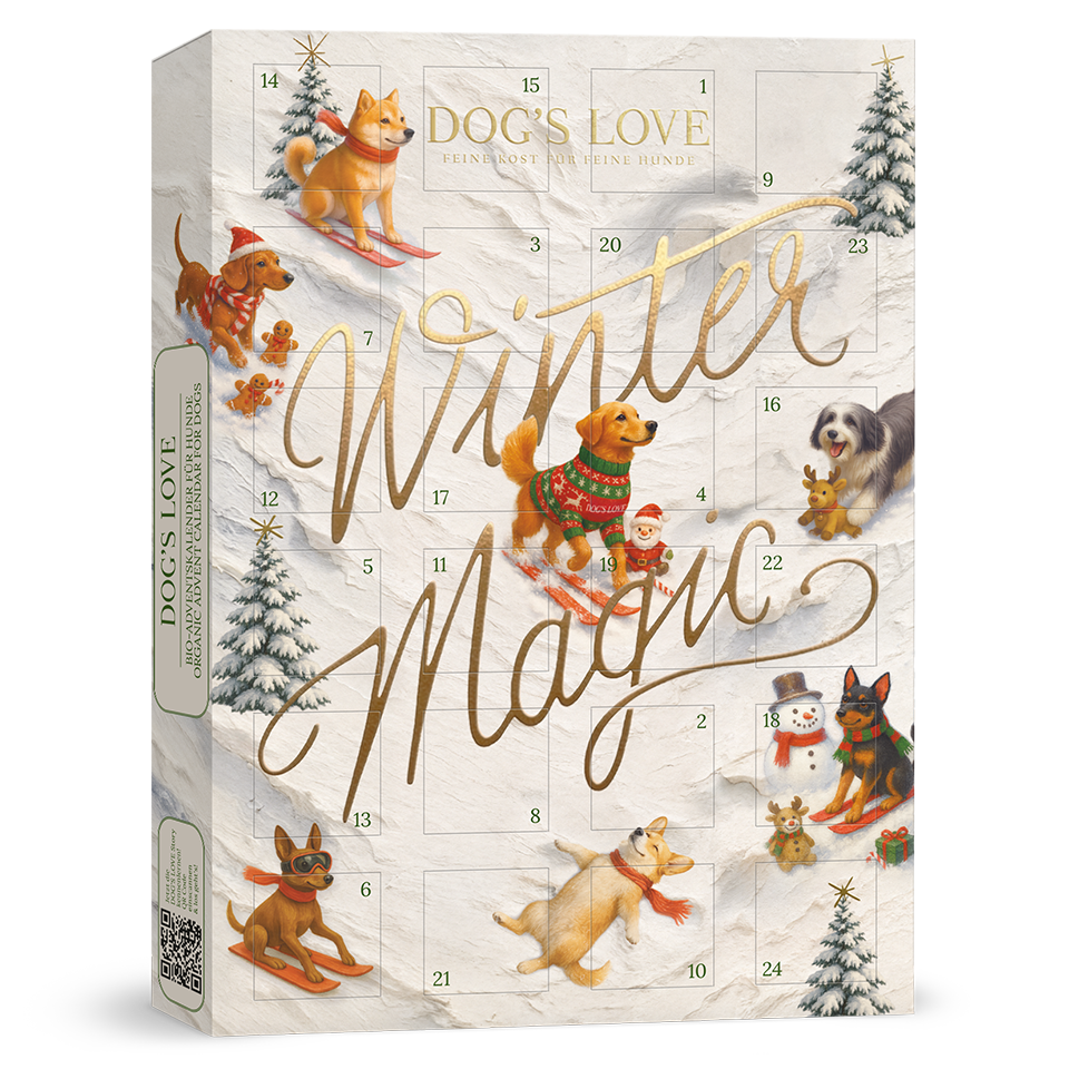 DOG'S LOVE Hunde Leckerlis Bio Adventskalender 2026 168g, getreidefrei | Trainings-Leckerli & Belohnung für Hunde DOG'S LOVE Hunde Leckerlis Bio Adventskalender 2026 168g, getreidefrei | Trainings-Leckerli & Belohnung für Hunde von Dog's Love