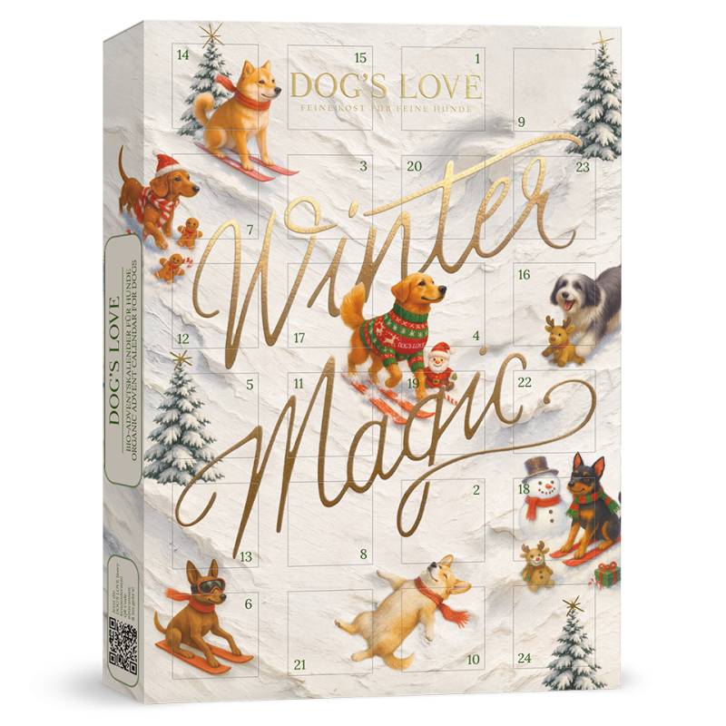 DOG'S LOVE Hunde Leckerlis Bio Adventskalender 2026 168g, getreidefrei | Trainings-Leckerli & Belohnung für Hunde DOG'S LOVE Hunde Leckerlis Bio Adventskalender 2026 168g, getreidefrei | Trainings-Leckerli & Belohnung für Hunde von Dog's Love