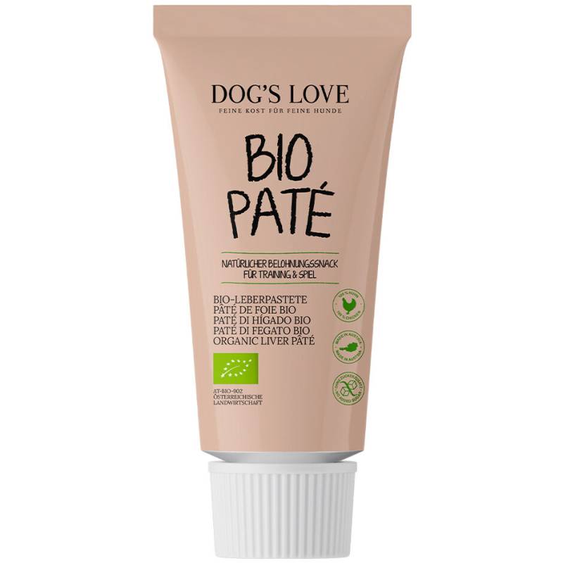 DOG'S LOVE Hunde Leckerlis Bio Pate 80g - 3er Vorteilspack , getreidefrei | Trainings-Leckerli & Belohnung für Hunde von Dog's Love