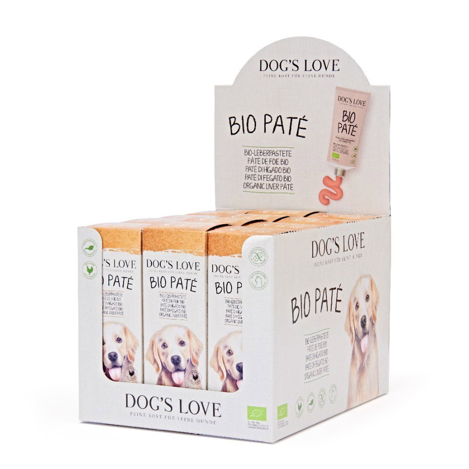 DOG'S LOVE Hunde Leckerlis Bio Pate Multipack 12x80g, getreidefrei | Leberwurst für Hunde DOG'S LOVE Hunde Leckerlis Bio Pate Multipack 12x80g, getreidefrei | Leberwurst für Hunde von Dog's Love