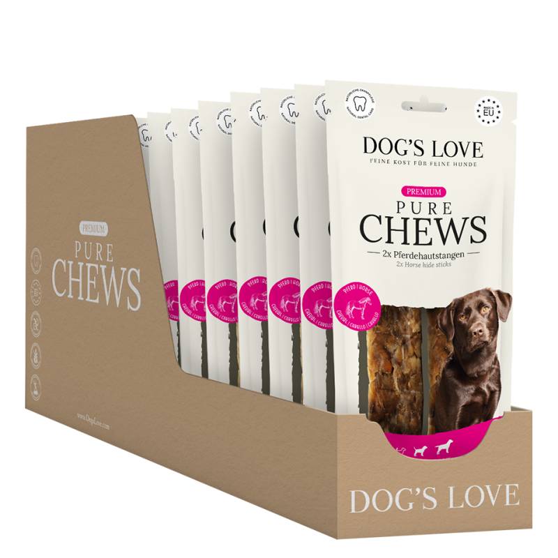 DOG'S LOVE Hunde Leckerlis Pure Chews Pferd 2x45g - 12er Vorteilspack , getreidefrei | Trainings-Leckerli & Belohnung für Hunde DOG'S LOVE Hunde Leckerlis Pure Chews Pferd 2x45g - 12er Vorteilspack , getreidefrei | Trainings-Leckerli & Belohnung für Hunde von Dog's Love