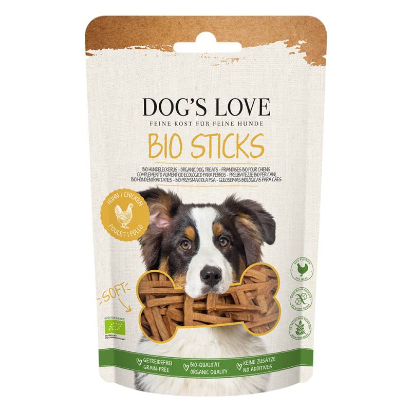 DOG'S LOVE Hunde Leckerlis Soft Sticks Bio Huhn 150g, getreidefrei | Trainings-Leckerli & Belohnung für Hunde DOG'S LOVE Hunde Leckerlis Soft Sticks Bio Huhn 150g, getreidefrei | Trainings-Leckerli & Belohnung für Hunde von Dog's Love