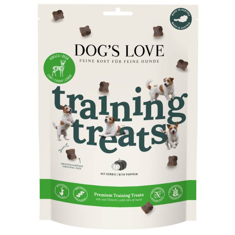 DOG'S LOVE Hunde Leckerlis Training Treats Hirsch 150g, getreidefrei | Trainings-Leckerli & Belohnung für Hunde DOG'S LOVE Hunde Leckerlis Training Treats Hirsch 150g, getreidefrei | Trainings-Leckerli & Belohnung für Hunde von Dog's Love