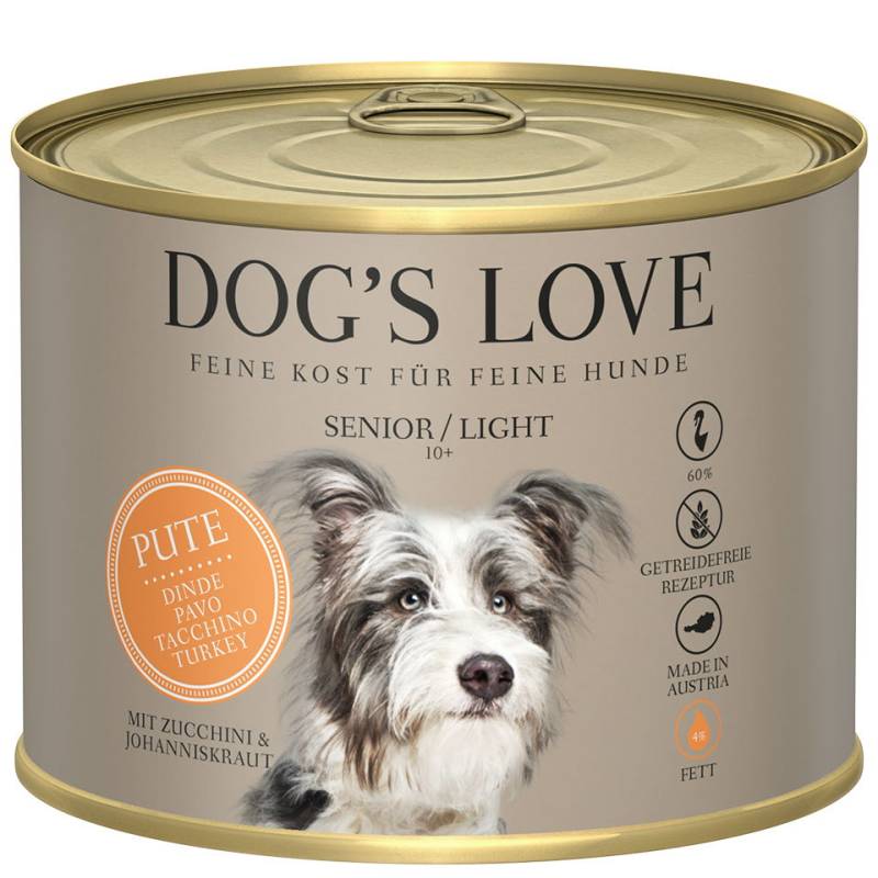 DOG'S LOVE Hunde Nassfutter Monoprotein aus Pute 200g | Hundefutter für Senioren DOG'S LOVE Hunde Nassfutter Monoprotein aus Pute 200g | Hundefutter für Senioren von Dog's Love