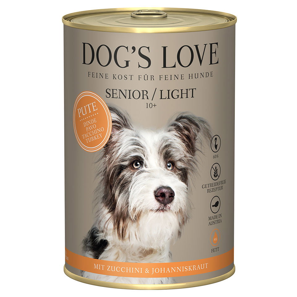 DOG'S LOVE Hunde Nassfutter Monoprotein aus Pute 400g | Hundefutter für Senioren DOG'S LOVE Hunde Nassfutter Monoprotein aus Pute 400g | Hundefutter für Senioren von Dog's Love