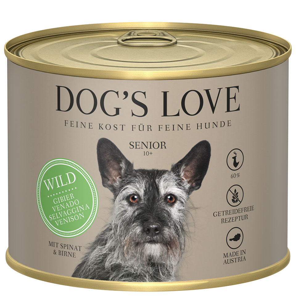 DOG'S LOVE Hunde Nassfutter Monoprotein aus Wild 200g | Hundefutter für Senioren DOG'S LOVE Hunde Nassfutter Monoprotein aus Wild 200g | Hundefutter für Senioren von Dog's Love