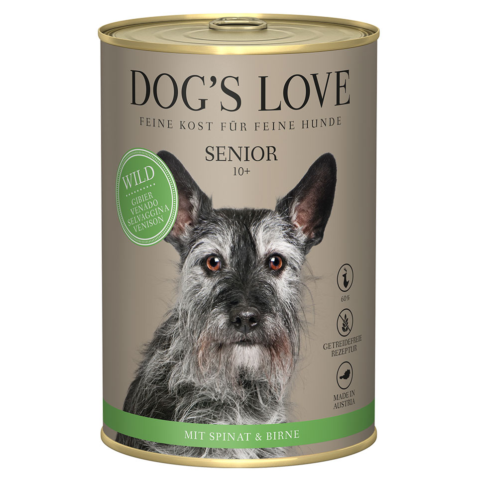 DOG'S LOVE Hunde Nassfutter Monoprotein aus Wild 400g | Hundefutter für Senioren DOG'S LOVE Hunde Nassfutter Monoprotein aus Wild 400g | Hundefutter für Senioren von Dog's Love