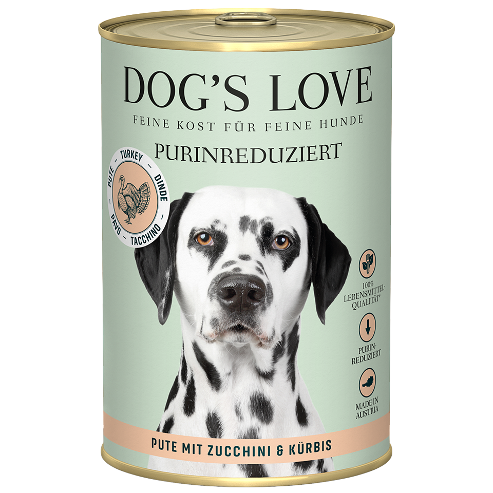 DOG'S LOVE Hunde Nassfutter Multipack 6x400g aus Pute | Hundefutter für Junior/Adult/Senior von Dog's Love