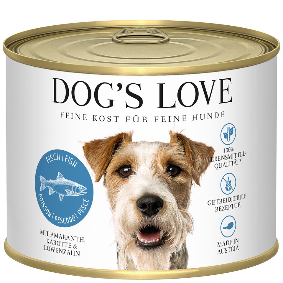 DOG'S LOVE Hunde Nassfutter aus Fisch 200g | Hundefutter für Adult DOG'S LOVE Hunde Nassfutter aus Fisch 200g | Hundefutter für Adult von Dog's Love