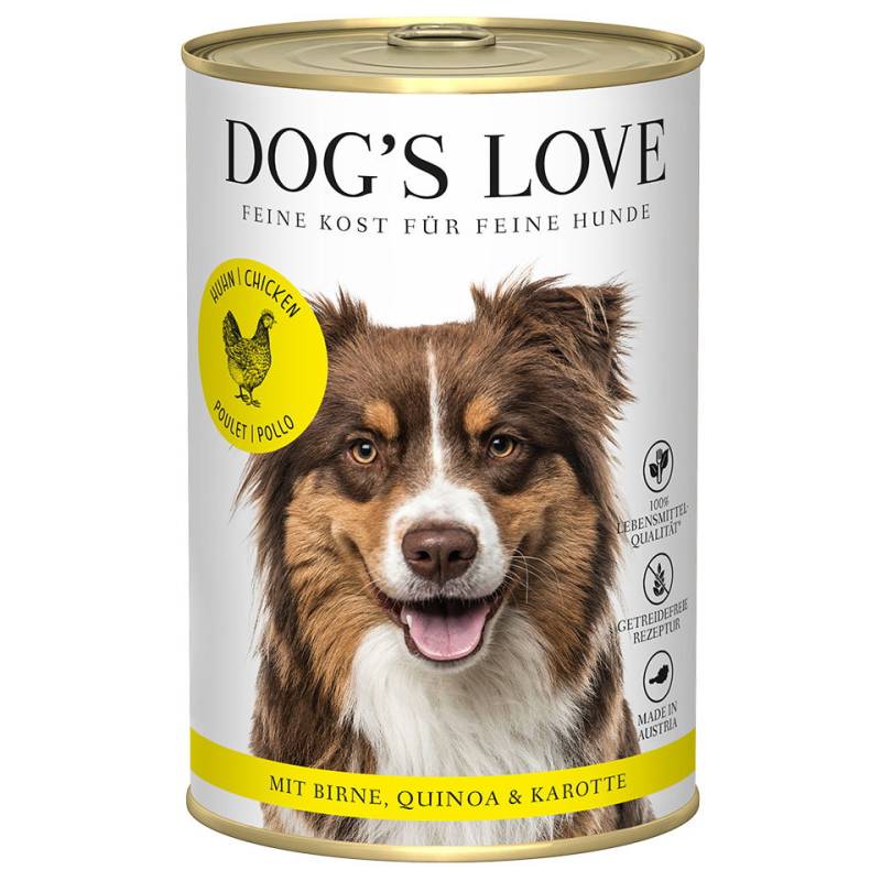 DOG'S LOVE Hunde Nassfutter aus Huhn 400g | Hundefutter für Adult DOG'S LOVE Hunde Nassfutter aus Huhn 400g | Hundefutter für Adult von Dog's Love