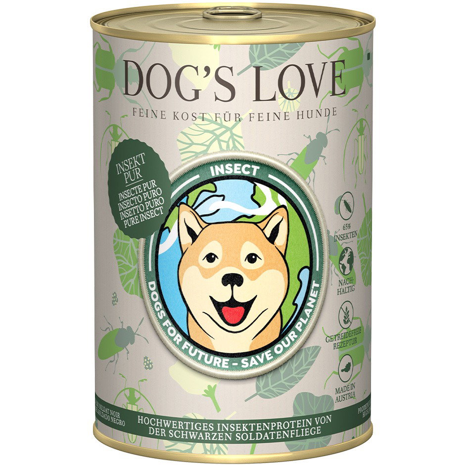 DOG'S LOVE Hunde Nassfutter aus Insekt 400g | Hundefutter für Adult DOG'S LOVE Hunde Nassfutter aus Insekt 400g | Hundefutter für Adult von Dog's Love