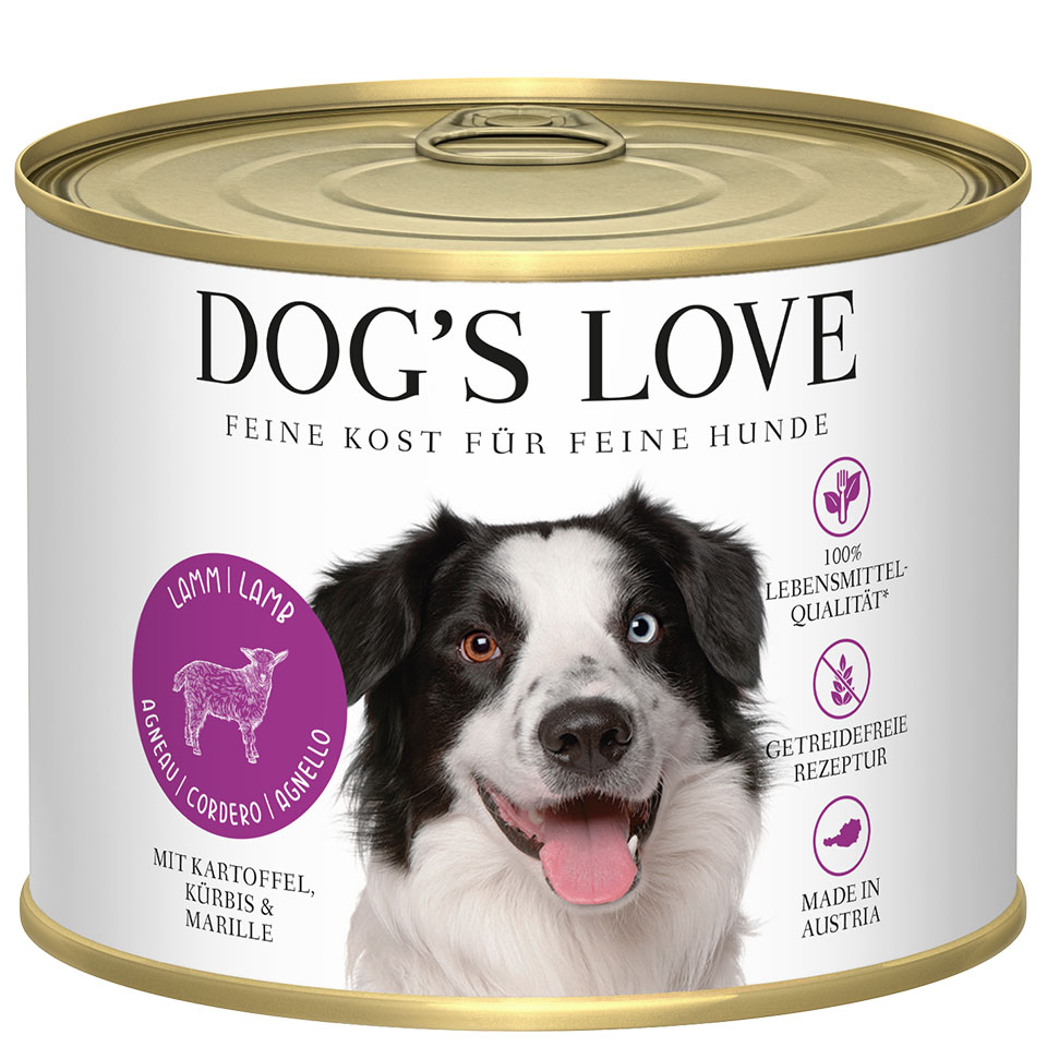 DOG'S LOVE Hunde Nassfutter aus Lamm 200g | Hundefutter für Adult DOG'S LOVE Hunde Nassfutter aus Lamm 200g | Hundefutter für Adult von Dog's Love