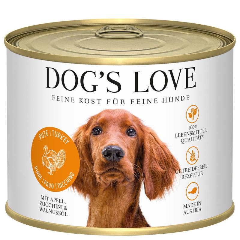 DOG'S LOVE Hunde Nassfutter aus Pute / Truthahn 200g | Hundefutter für Adult DOG'S LOVE Hunde Nassfutter aus Pute / Truthahn 200g | Hundefutter für Adult von Dog's Love