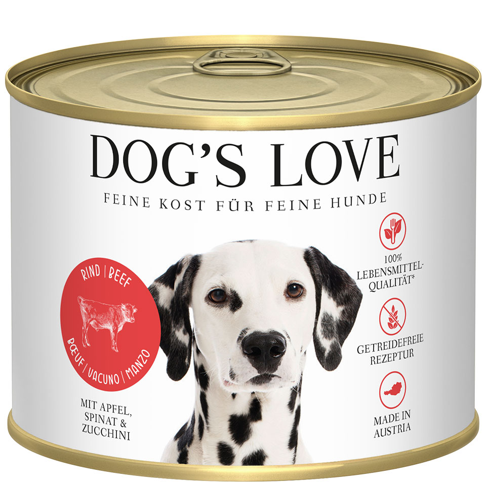 DOG'S LOVE Hunde Nassfutter aus Rind 200g | Hundefutter für Adult DOG'S LOVE Hunde Nassfutter aus Rind 200g | Hundefutter für Adult von Dog's Love