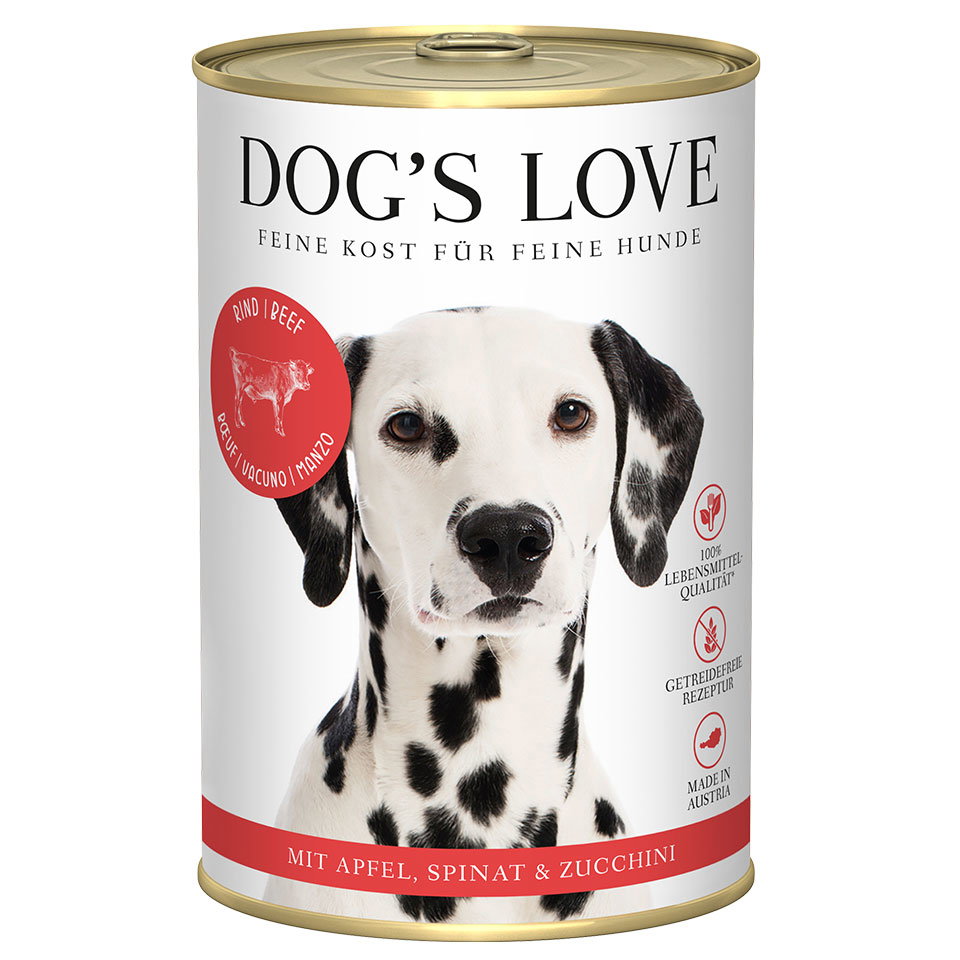DOG'S LOVE Hunde Nassfutter aus Rind 400g | Hundefutter für Adult DOG'S LOVE Hunde Nassfutter aus Rind 400g | Hundefutter für Adult von Dog's Love