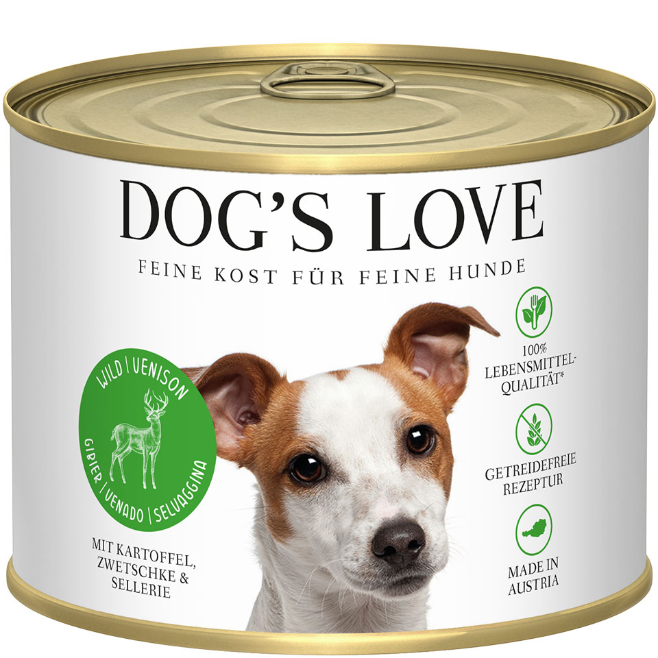 DOG'S LOVE Hunde Nassfutter aus Wild 200g | Hundefutter für Adult DOG'S LOVE Hunde Nassfutter aus Wild 200g | Hundefutter für Adult von Dog's Love