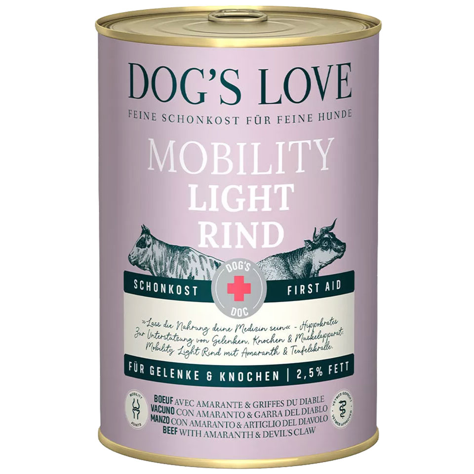 DOG'S LOVE Hunde Schonkost aus Rind 400g | Hundefutter für Adult/Senior DOG'S LOVE Hunde Schonkost aus Rind 400g | Hundefutter für Adult/Senior von Dog's Love