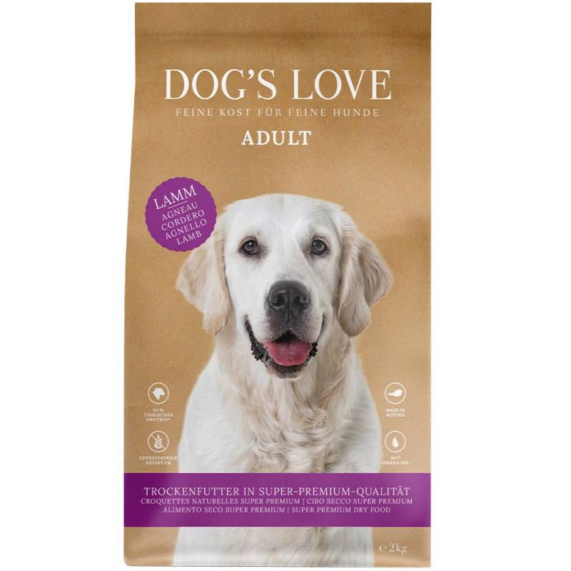DOG'S LOVE Hunde Trockenfutter Multipack 4x2kg aus Lamm | Hundefutter für Adult von Dog's Love