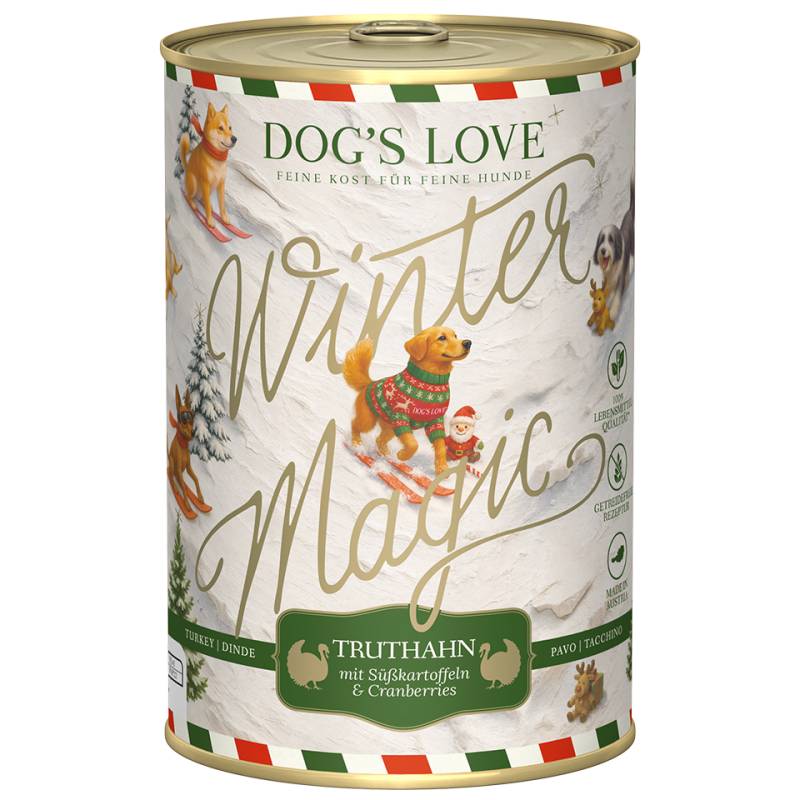 DOG'S LOVE Hunde Winter Nassfutter Multipack Truthahn 6x400g | Limited Edition DOG'S LOVE Hunde Winter Nassfutter Multipack Truthahn 6x400g | Limited Edition von Dog's Love