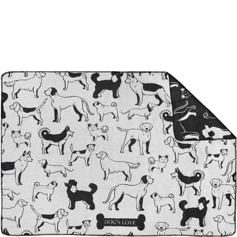 DOG'S LOVE Hundedecke Groß 140 x 100cm | für mittlere bis große Hunde von Dog's Love