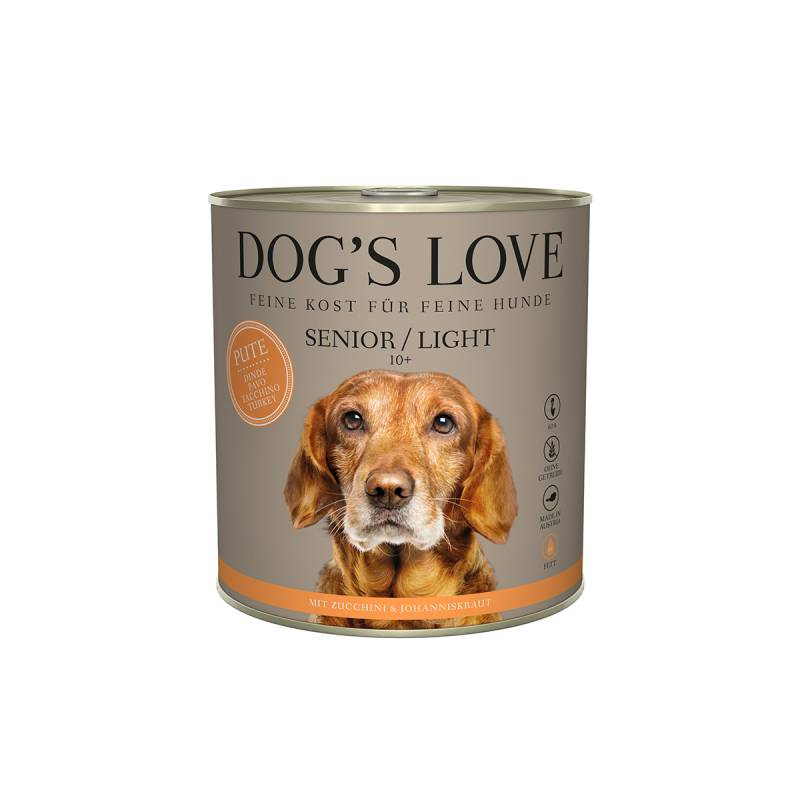 DOG'S LOVE SENIOR Pute 12x400g von Dog's Love
