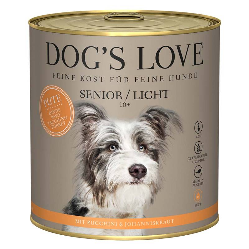 DOG'S LOVE SENIOR Pute 12x400g von Dog's Love