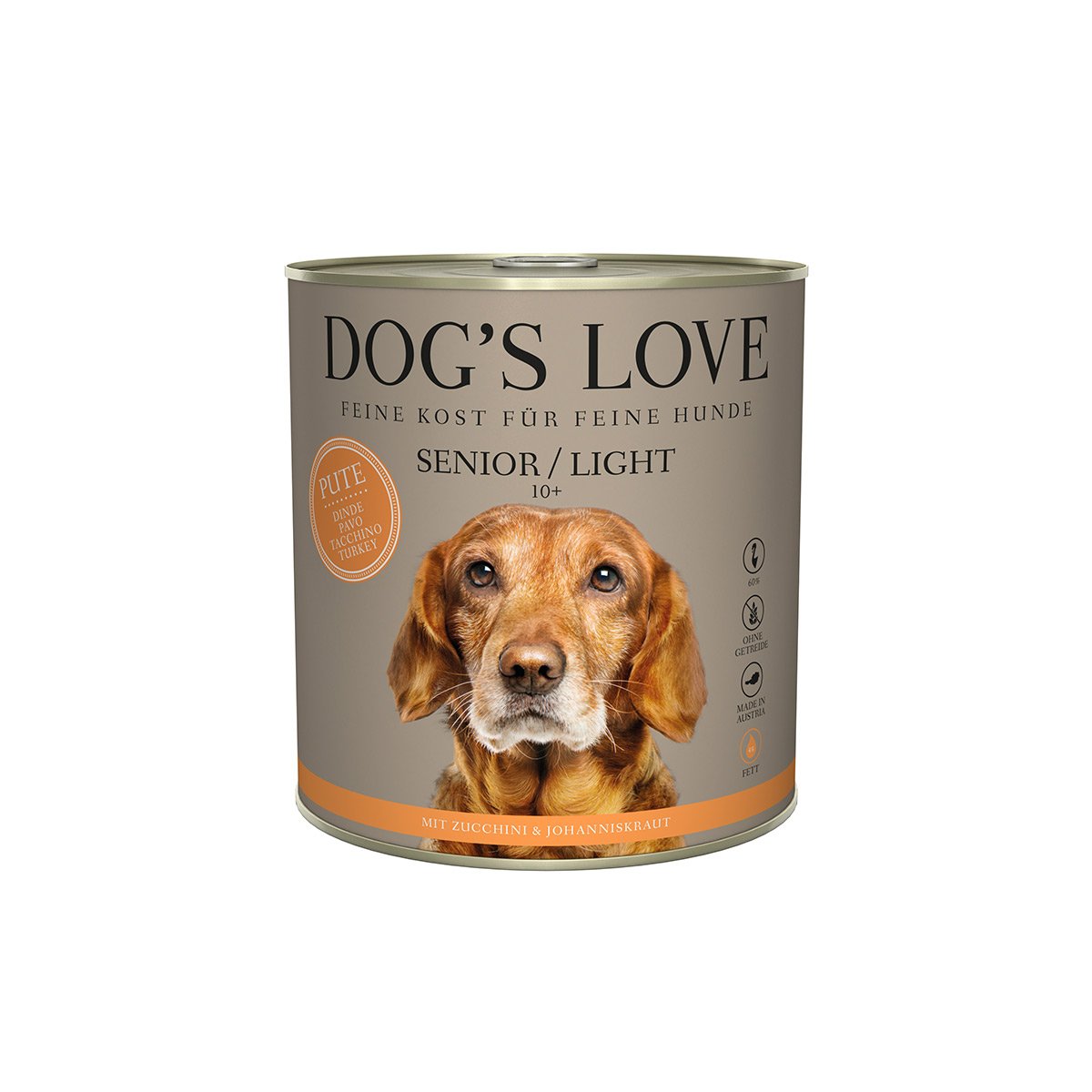 DOG'S LOVE SENIOR Pute 6x400g von Dog's Love