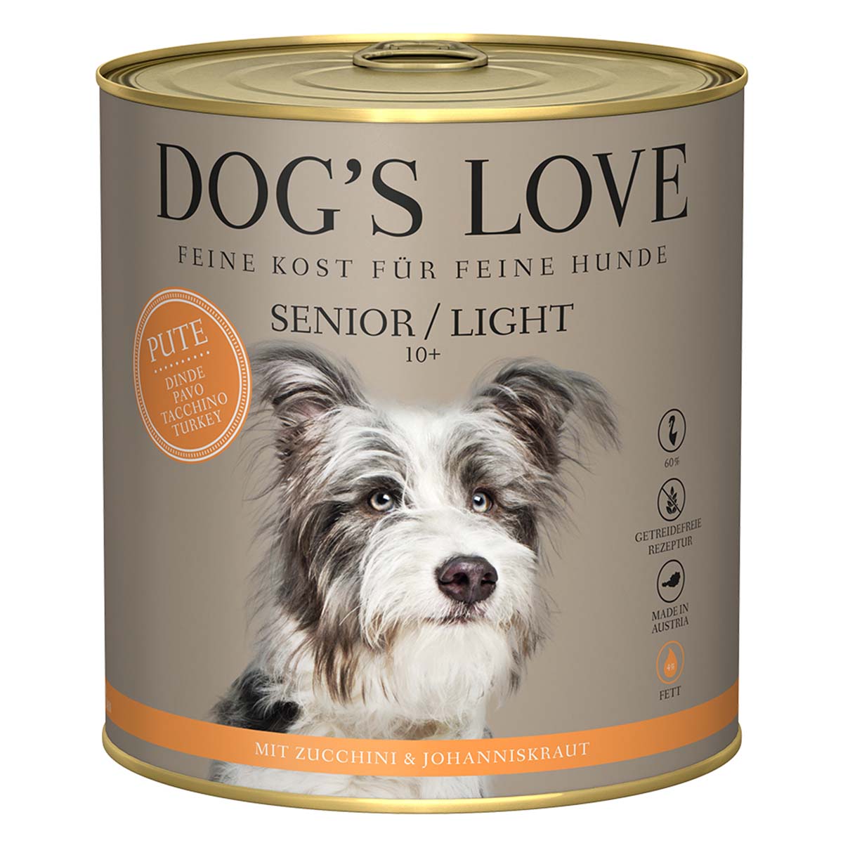DOG'S LOVE SENIOR Pute 6x400g DOG'S LOVE SENIOR Pute 6x400g von Dog's Love