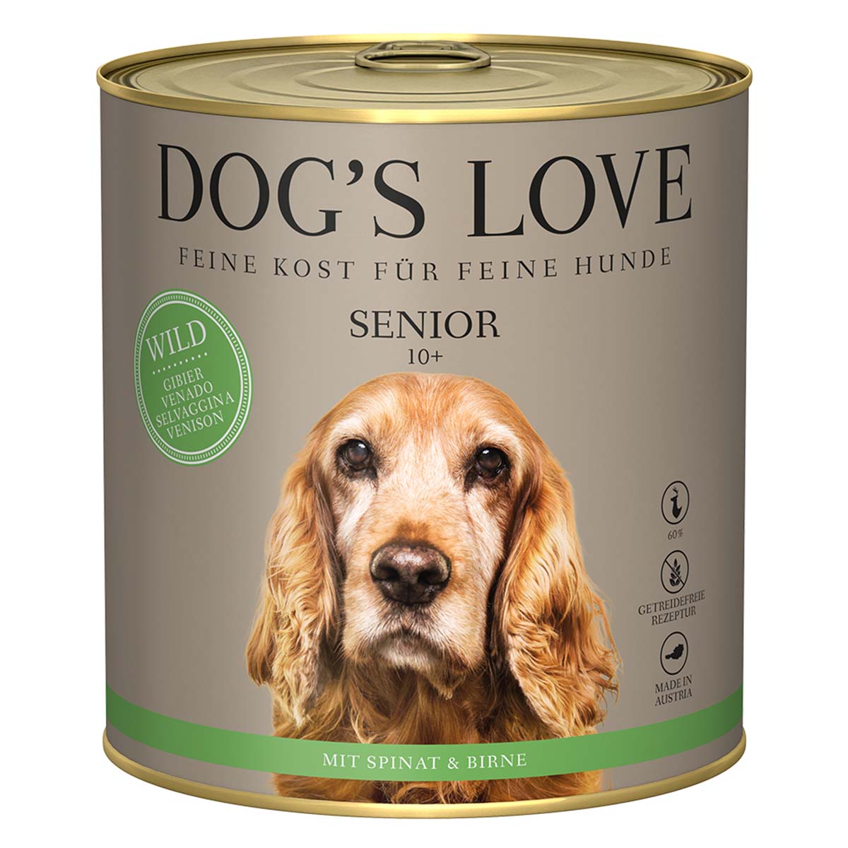 DOG'S LOVE SENIOR Wild 12x400g von Dog's Love