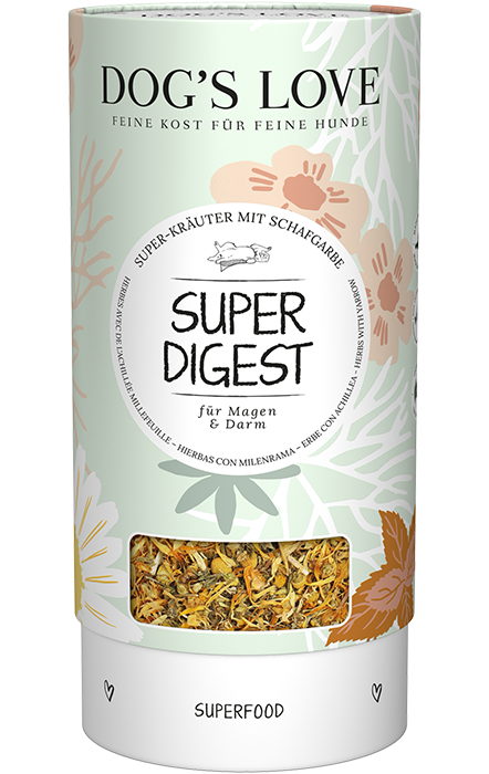 DOG'S LOVE Super Digest 70g | Kräuter für Hunde mit Empfindlichem Magen & Darm | Nahrungsergänzungsmittel für Hunde DOG'S LOVE Super Digest 70g | Kräuter für Hunde mit Empfindlichem Magen & Darm | Nahrungsergänzungsmittel für Hunde von Dog's Love