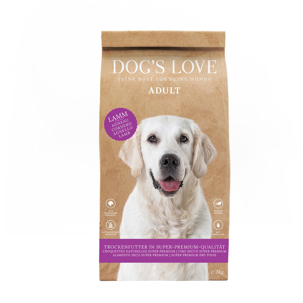 DOG'S LOVE Trocken Lamm 2x12kg von Dog's Love