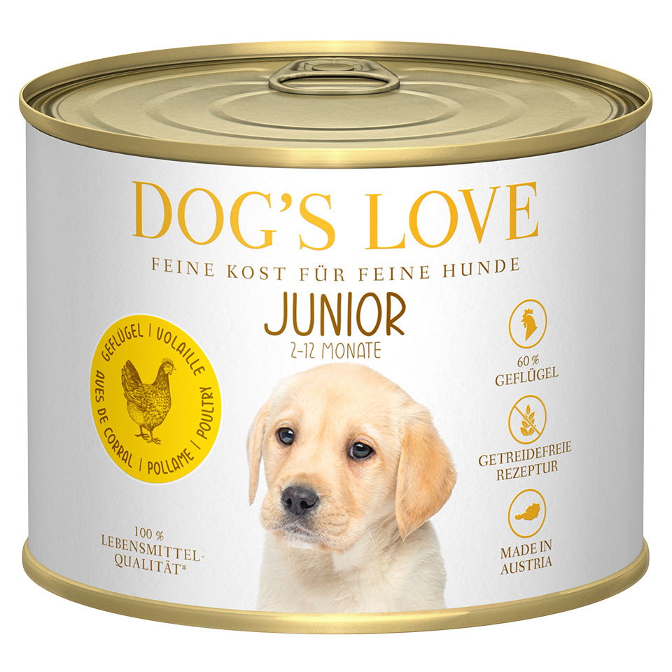 DOG'S LOVE Welpen Nassfutter aus Huhn 200g | Hundefutter für Welpen DOG'S LOVE Welpen Nassfutter aus Huhn 200g | Hundefutter für Welpen von Dog's Love