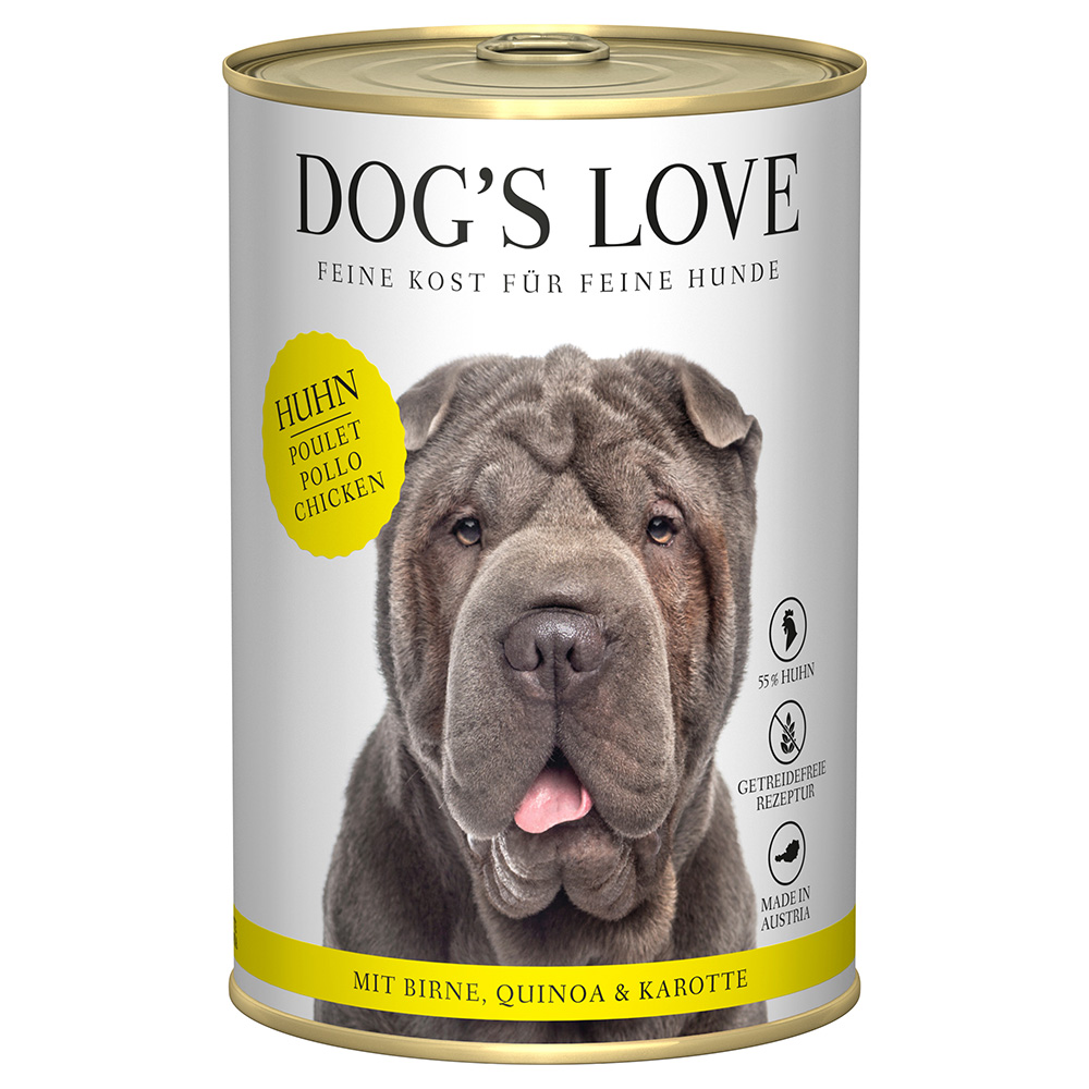 Dog´s Love Adult 6 x 400 g - Huhn von Dog´s Love