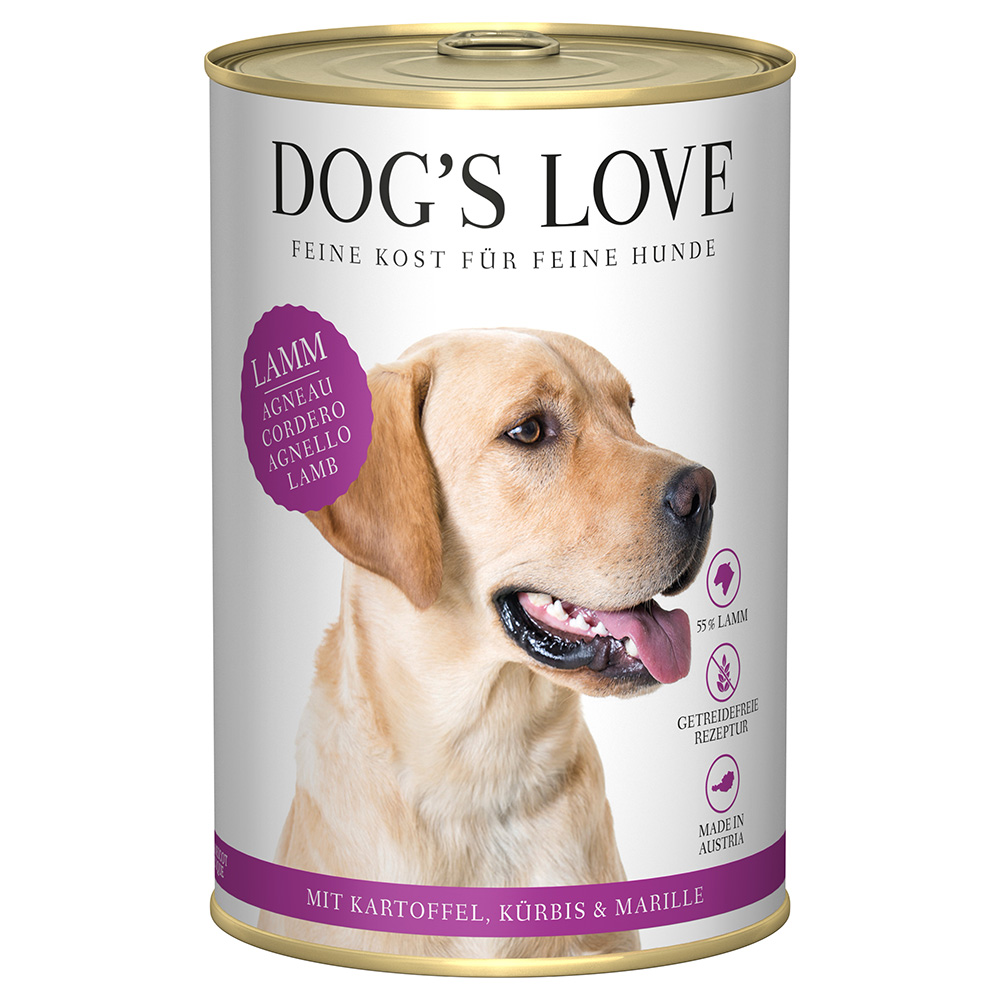 Dog´s Love Adult 6 x 400 g - Lamm Dog´s Love Adult 6 x 400 g - Lamm von Dog´s Love