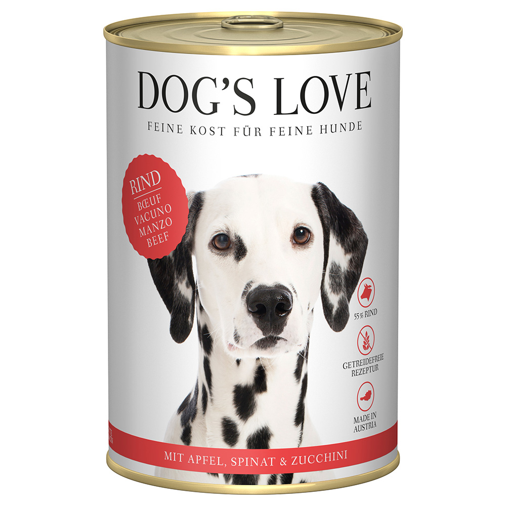 Dog´s Love Adult 6 x 400 g - Rind Dog´s Love Adult 6 x 400 g - Rind von Dog´s Love