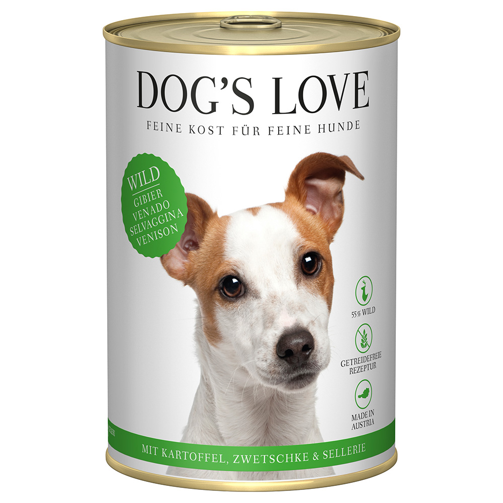 Dog´s Love Adult 6 x 400 g - Wild Dog´s Love Adult 6 x 400 g - Wild von Dog´s Love