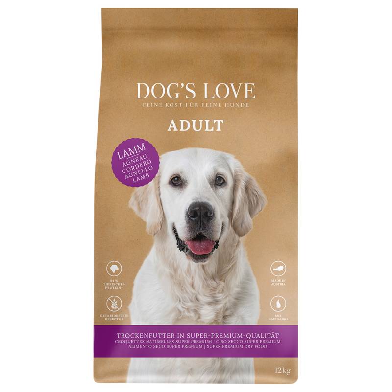 Dog´s Love Adult Lamm - 12 kg von Dog´s Love