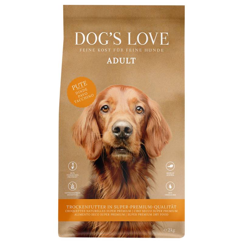 Dog´s Love Adult Pute - 2 kg von Dog´s Love