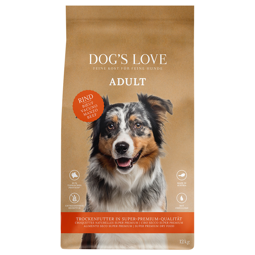 Dog´s Love Adult Rind - 12 kg von Dog´s Love