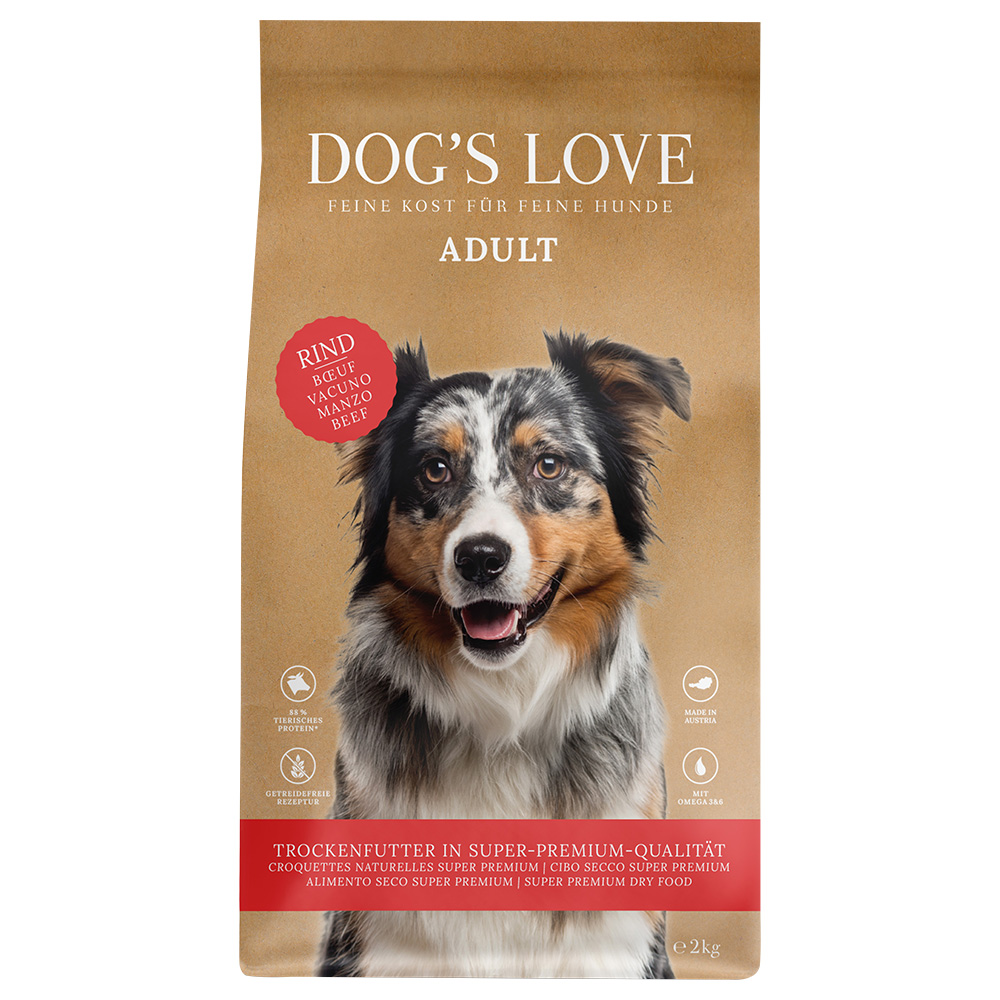 Dog´s Love Adult Rind - 2 kg von Dog´s Love