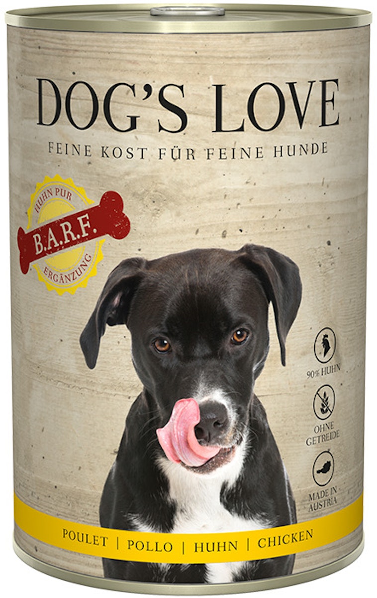 Dog's Love B.A.R.F. 400g Dose Hundenassfutter von Dog's Love