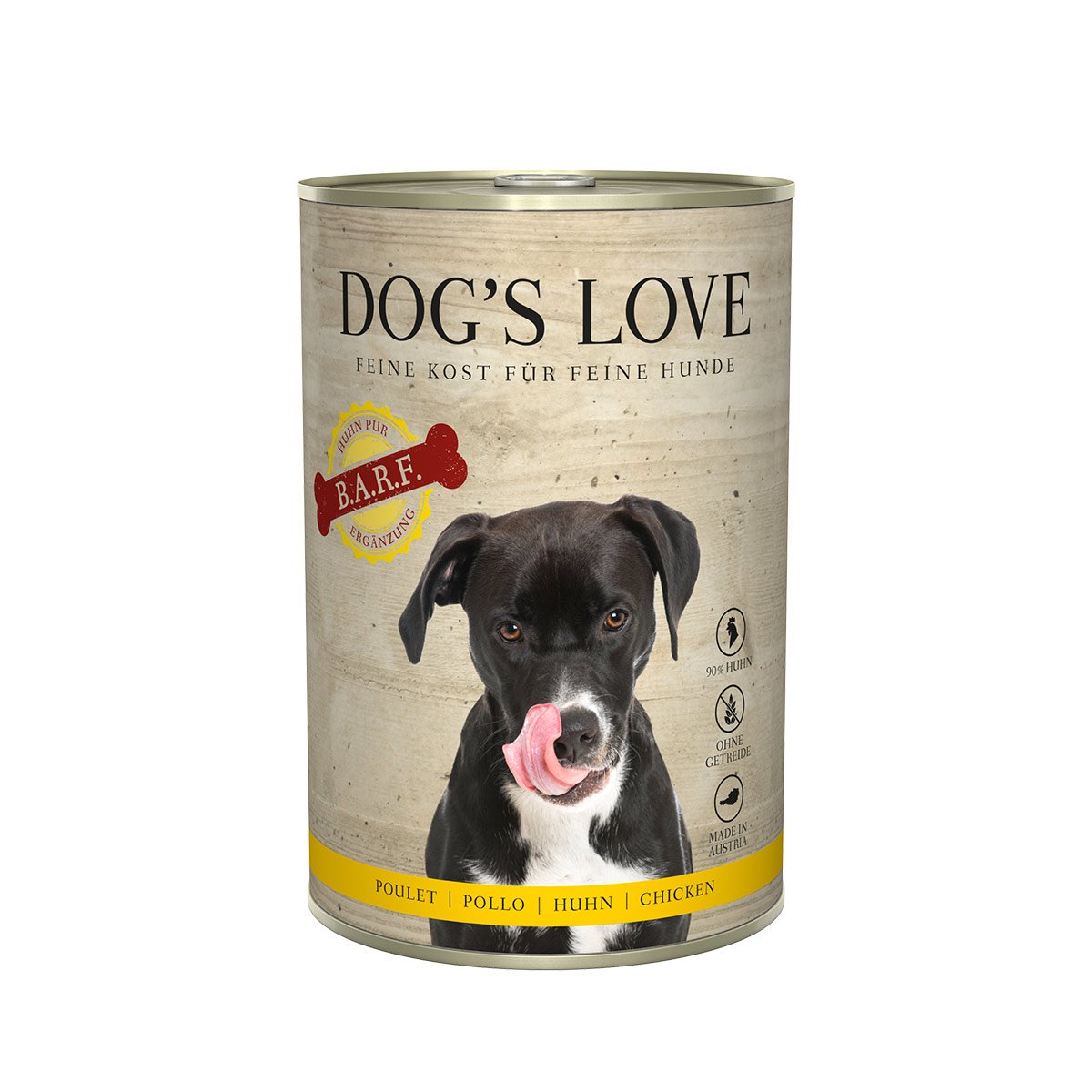 Dog's Love B.A.R.F. Huhn Pur 6x400g von Dog's Love
