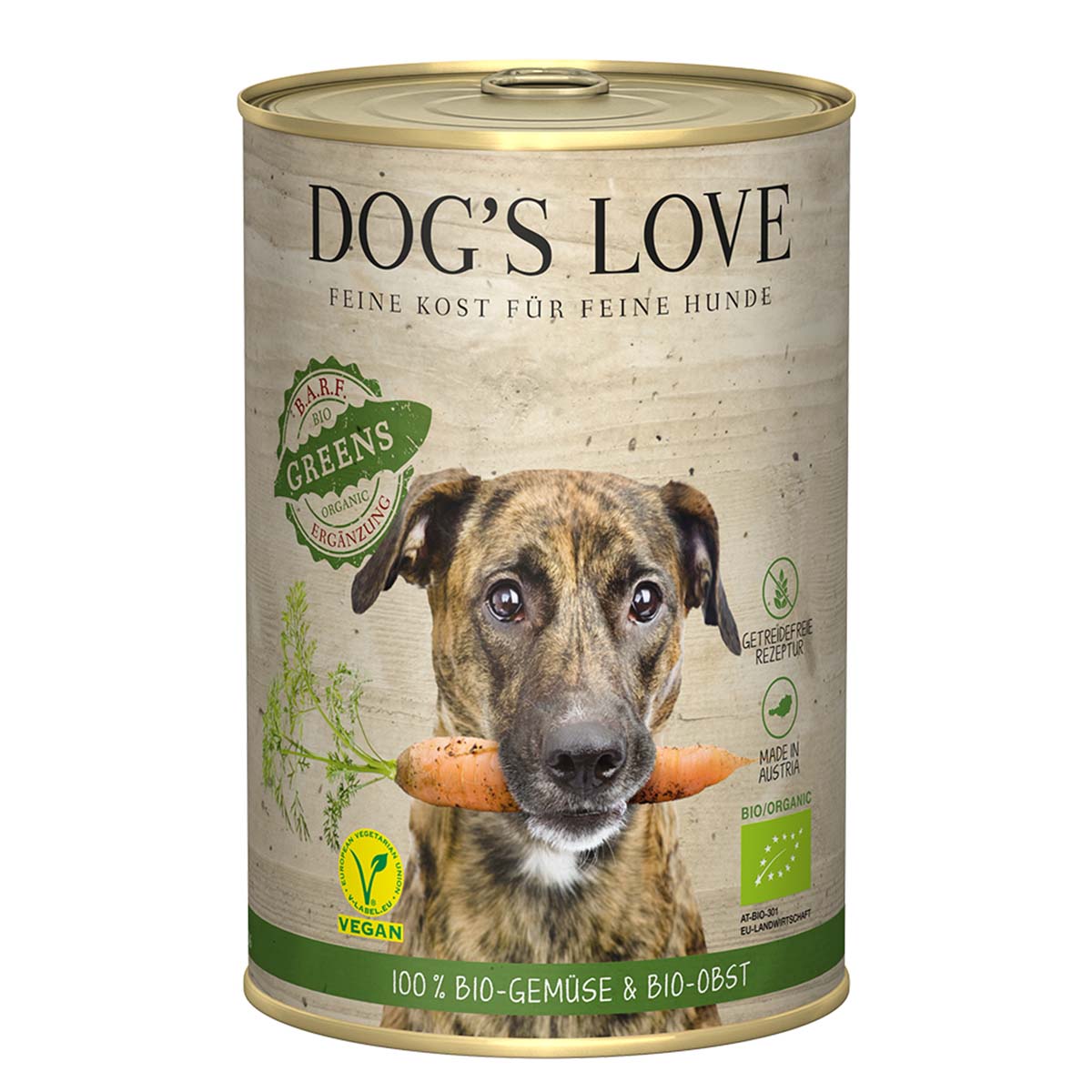 Dog's Love Bio Gartenernte Vegan mit Gemüse und Obst 6x400g Dog's Love Bio Gartenernte Vegan mit Gemüse und Obst 6x400g von Dog's Love